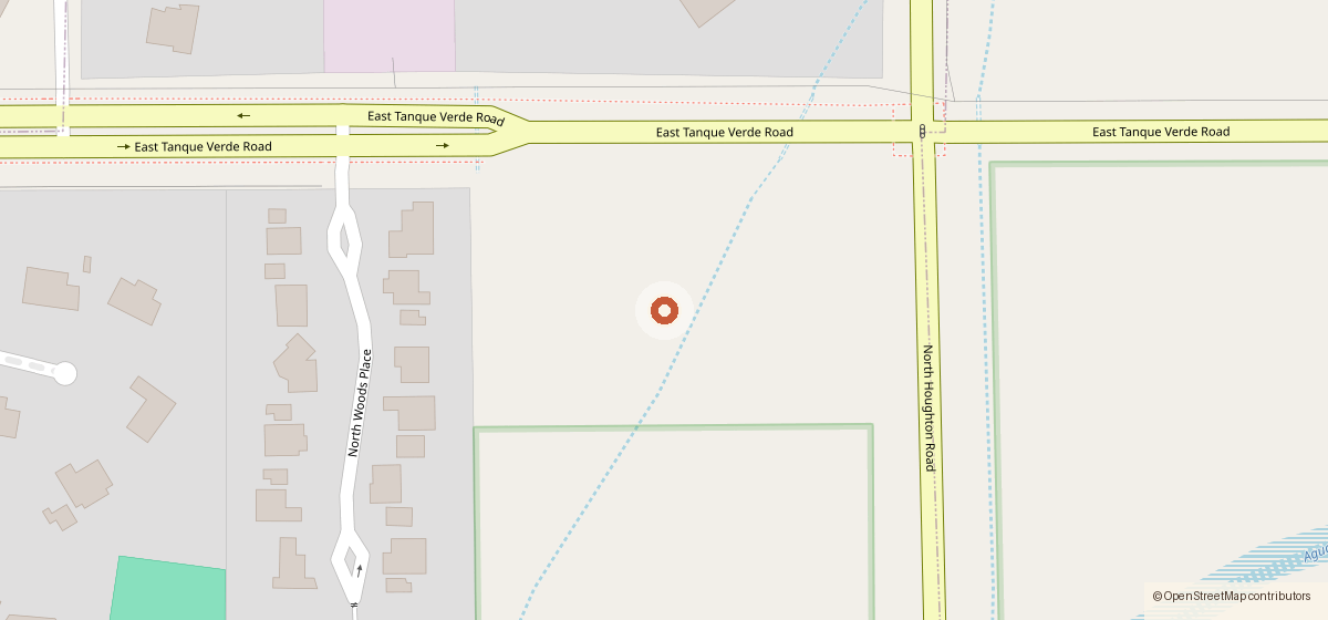 Map showing the location of Circle K, 10290 E Tanque Verde Rd, Tucson AZ 85749