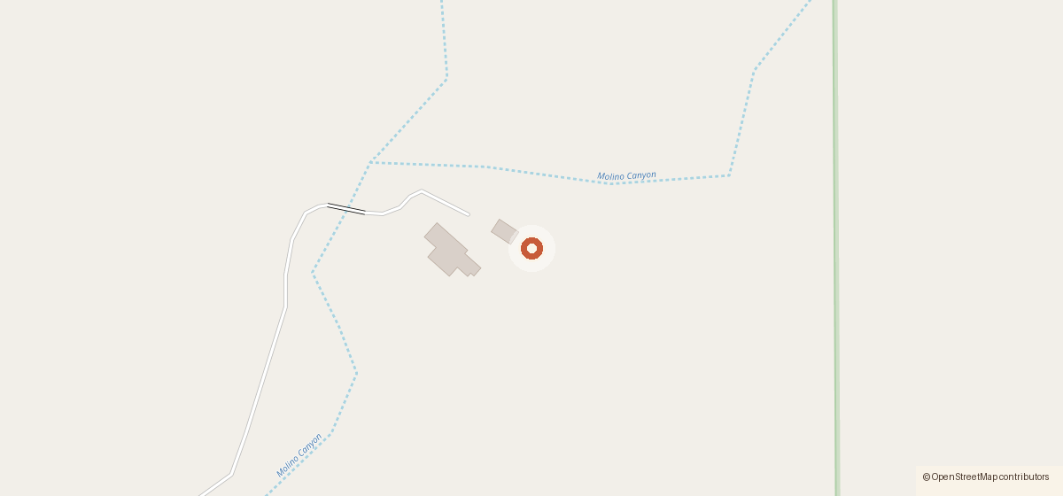 Map showing the location of Black Roosters, 12765 E. Cabeza De Vaca, Tucson