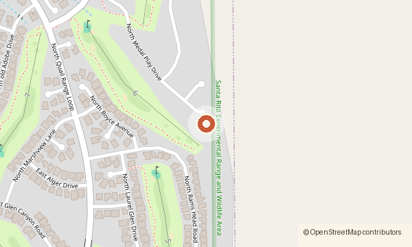 Map showing 2790 E. Medal Play Drive
