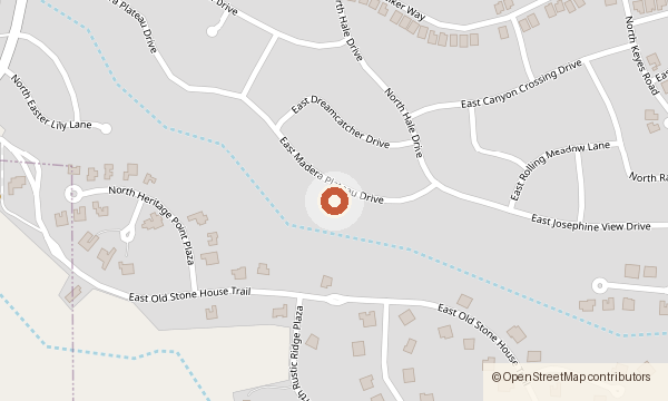 Map showing 2304 E. Madera Plateau Drive