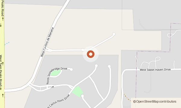 Map showing 5105 W. Tavira Way
