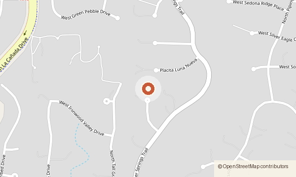 Map showing 990 W. Silver Spring Place