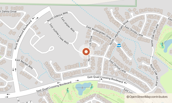 Map showing 1803 N. Bayshore Drive
