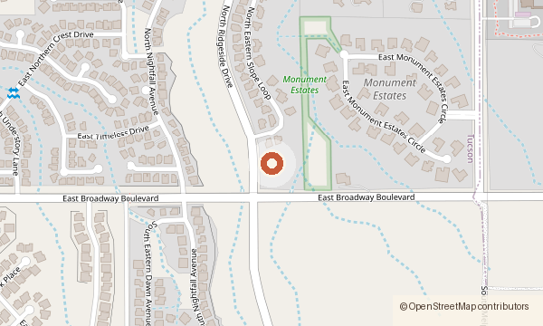 Map showing 100 N. Eastern Slope Loop