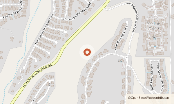 Map showing 4545 N. Black Rock Drive