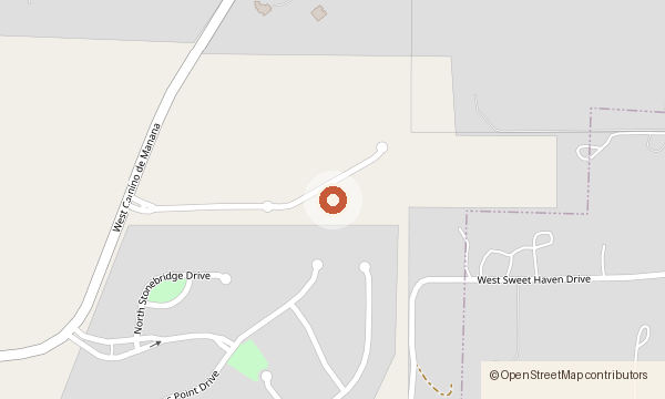 Map showing 5077 W. Tavira Way