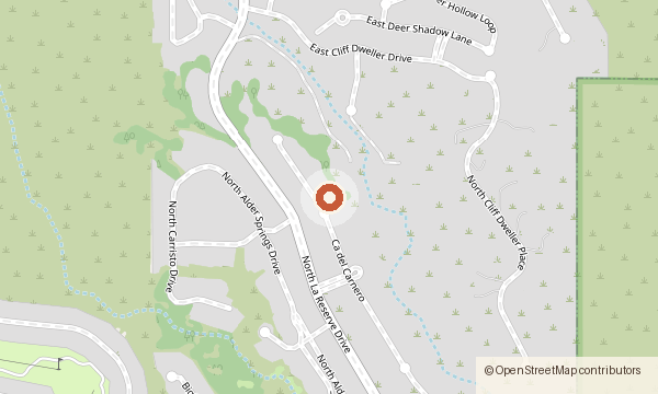 Map showing 10280 N. Calle Del Carnero