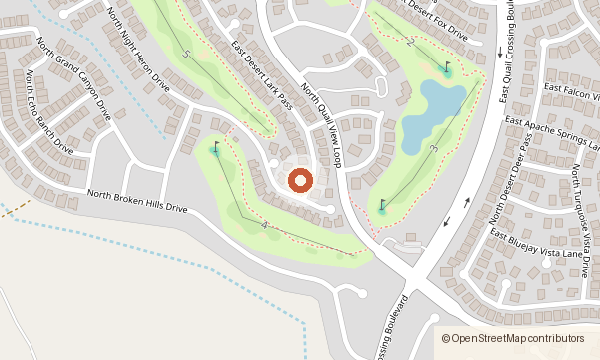 Map showing 1986 E. Desert Lark Ps