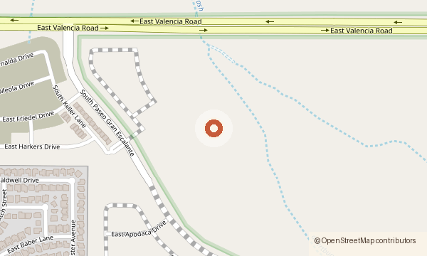 Map showing 9976 E. Lebaron Drive