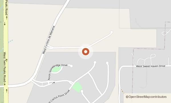 Map showing 5109 W. Tavira Way
