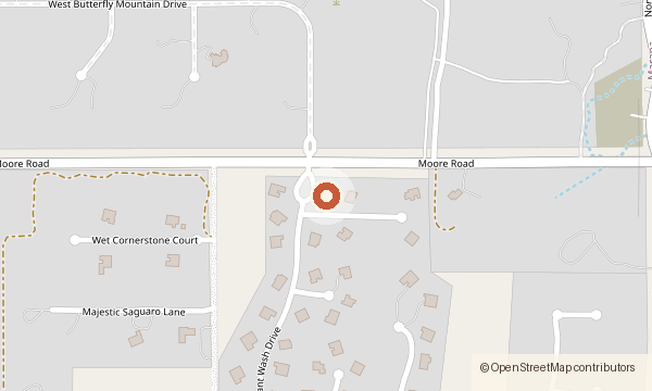 Map showing 4200 W. Distant Wash Court