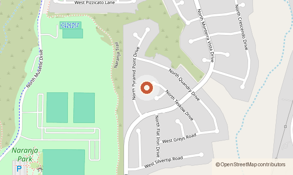 Map showing 11707 N. Teskow Drive