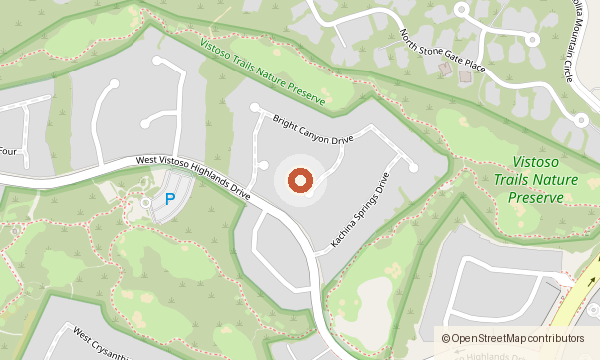 Map showing 13811 N. Javelina Springs Place