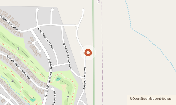 Map showing 1804 N. Aruba Drive