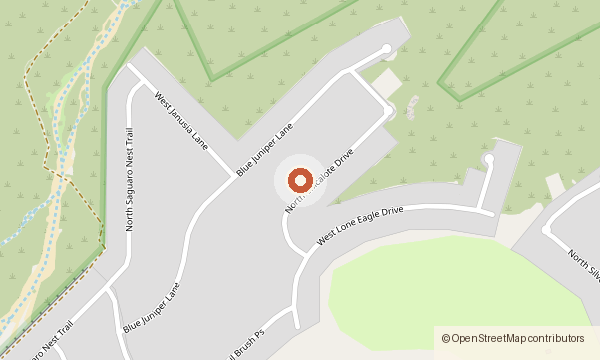 Map showing 14757 N. Chicalote Drive