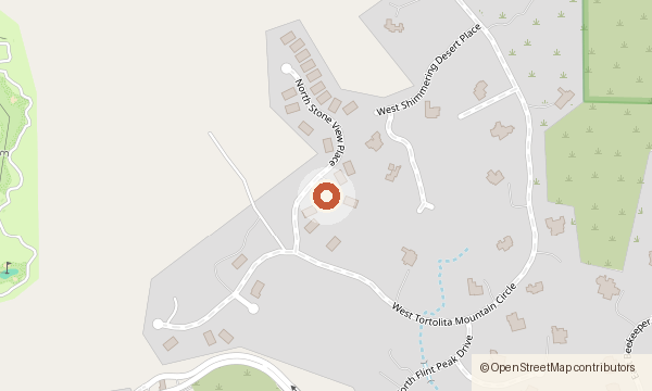 Map showing 14220 N. Stone View Place