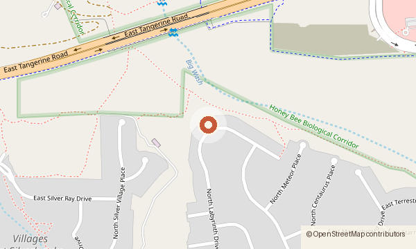 Map showing 11955 N. Labyrinth Drive