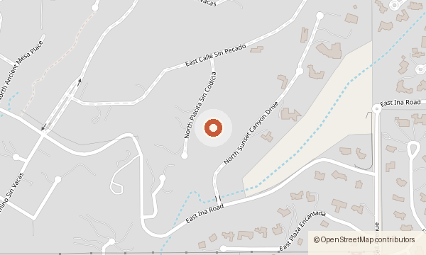 Map showing 7162 N. Placita Sin Codicia