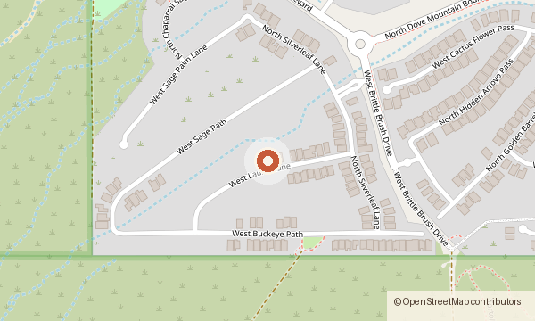 Map showing 7704 W. Laurel Lane