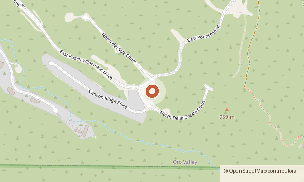 Map showing 2590 E. Ponticello Blvd.