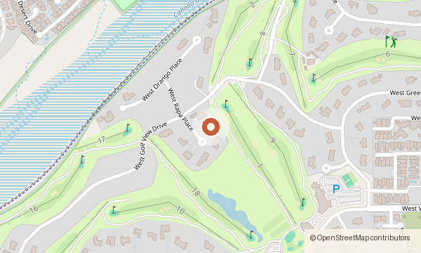 Map showing 425 W. Rapa Place