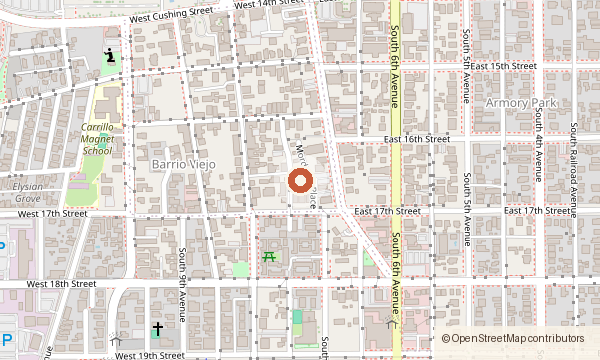 Map showing 662 S. Mordasini Place