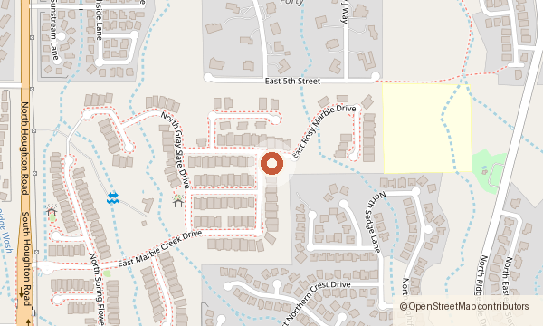 Map showing 430 N. White Marble Ave.