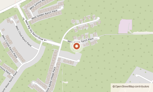 Map showing 4167 W. Adobe Ranch Place