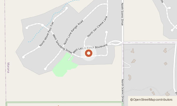 Map showing 8322 W. Spaulding St.